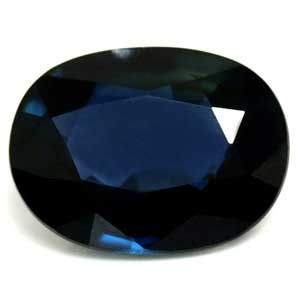 Szafir 1,46 ct, niebieski, szlif owalny