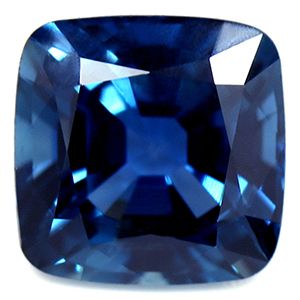 Szafir 2,18 ct, niebieski, szlif cushion