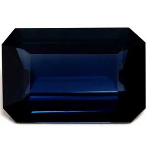 Szafir 4,28 ct, niebieski, szlif szmaragdowy