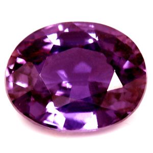 Szafir 2,05 ct, purpurowy, szlif owalny