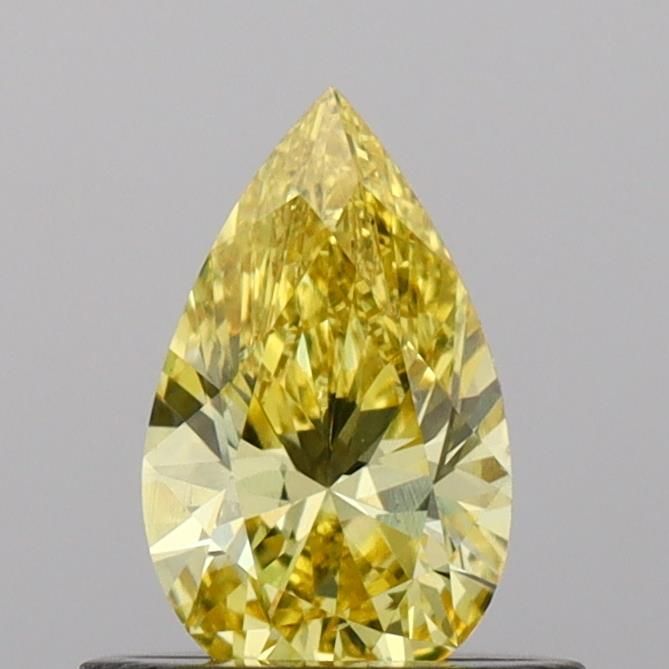 0.51 CT Fancy Intense Yellow PEAR