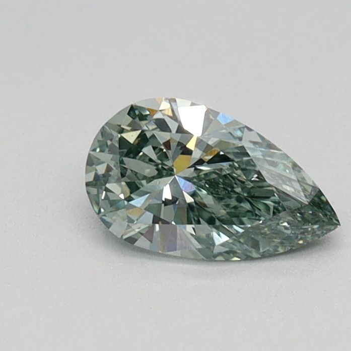 0.33 CT Fancy Intense Green PEAR