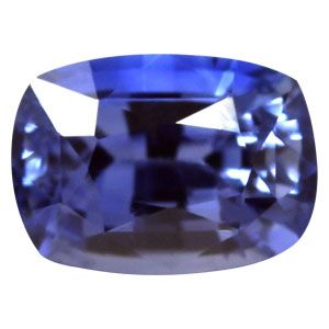 Szafir 1,31 ct, niebieski, szlif cushion