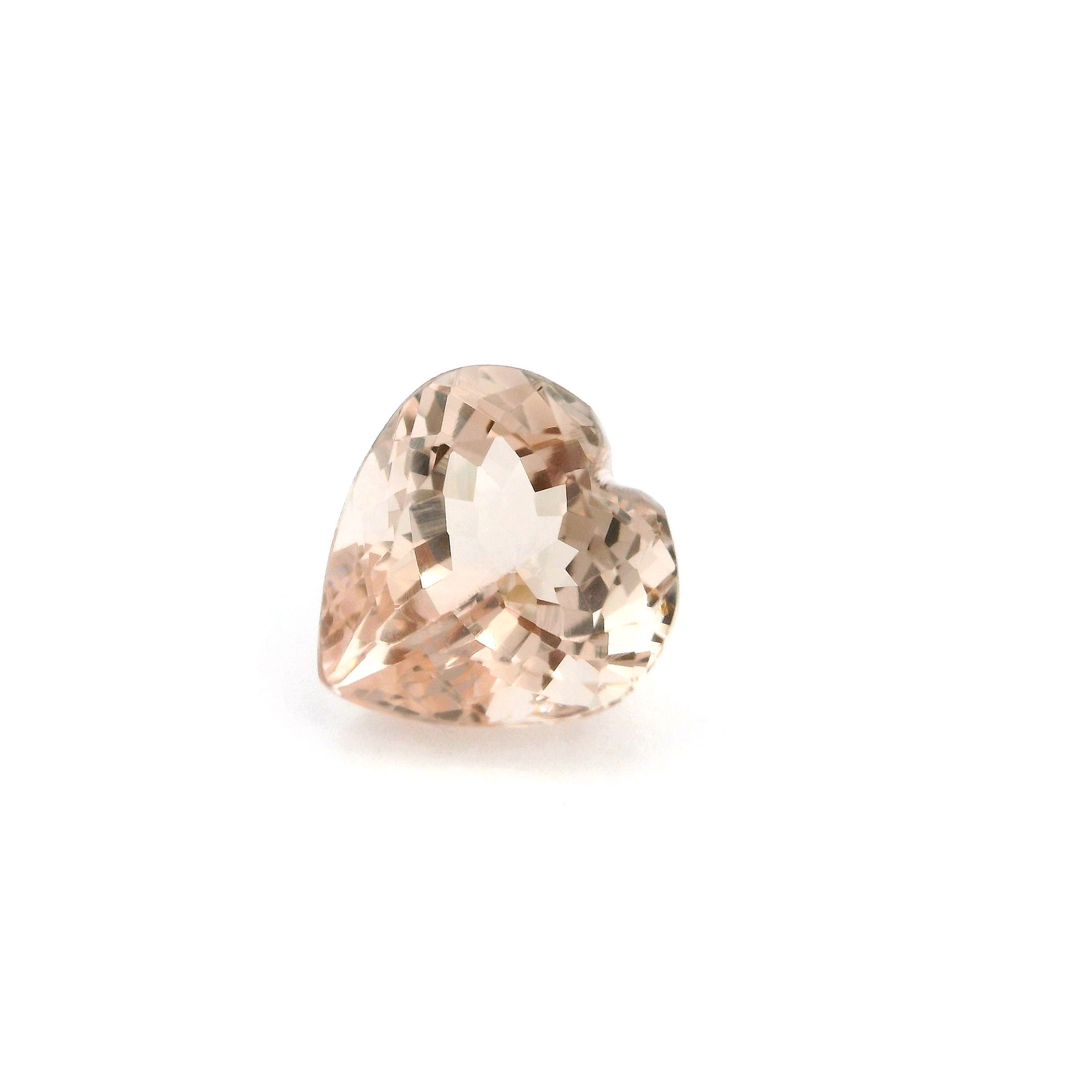 MORGANITE FACETED 2.33ct PINK Brownish Pink/Light EC MOZAMBIQUE HEATED