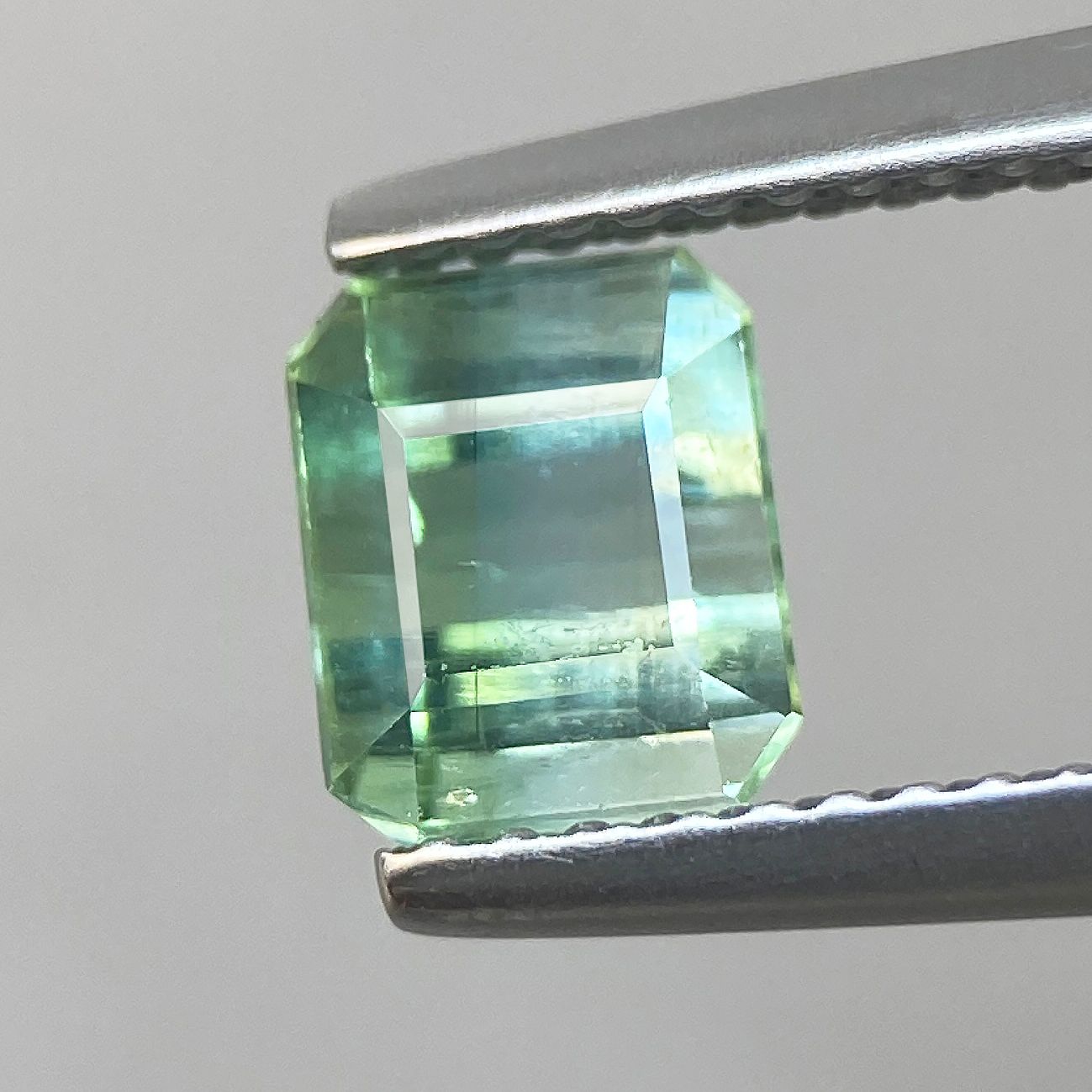 TOURMALINE FACETED 1.73ct GREEN Mint Green EC MOZAMBIQUE NONE