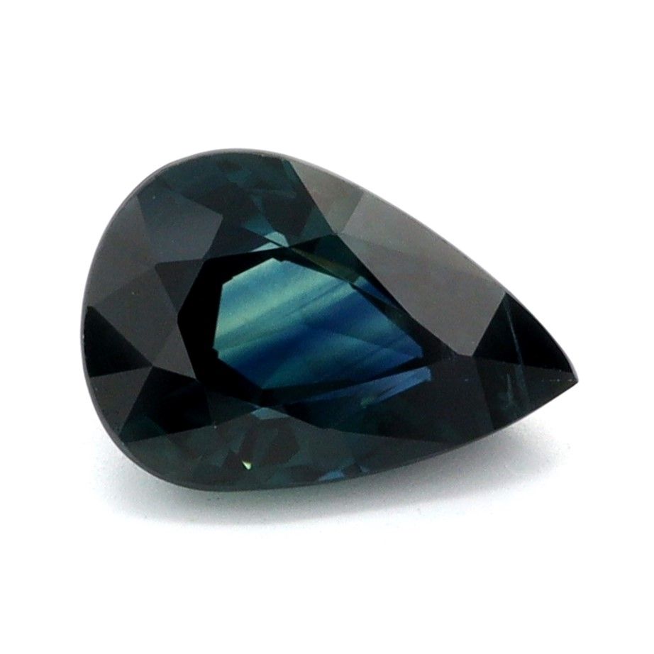 SAPPHIRE FACETED 0.8ct BLUE BLUE EC AUSTRALIA HEATED
