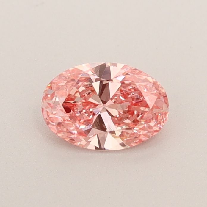0.42 CT Fancy Intense Pink OVAL