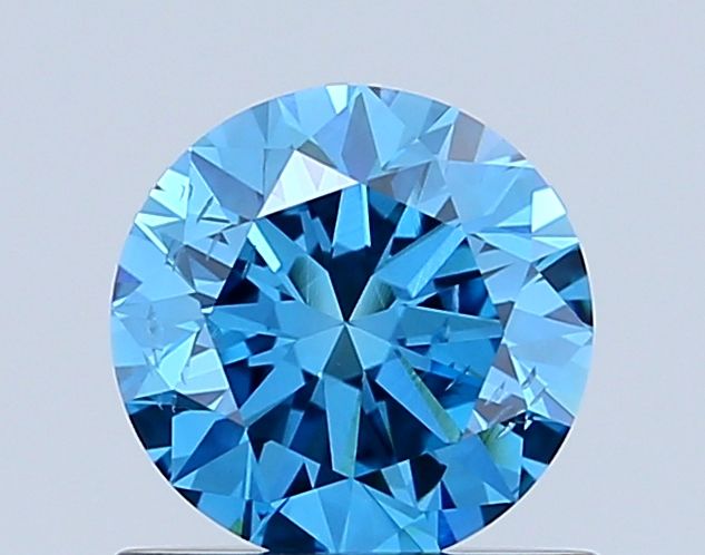 0.77 CT Fancy Vivid Blue ROUND