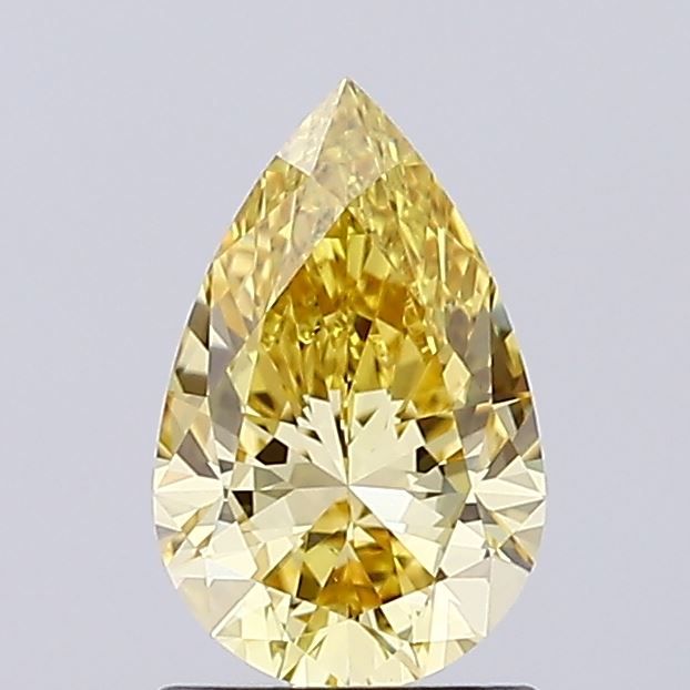 1.01 CT Fancy Intense Yellow PEAR