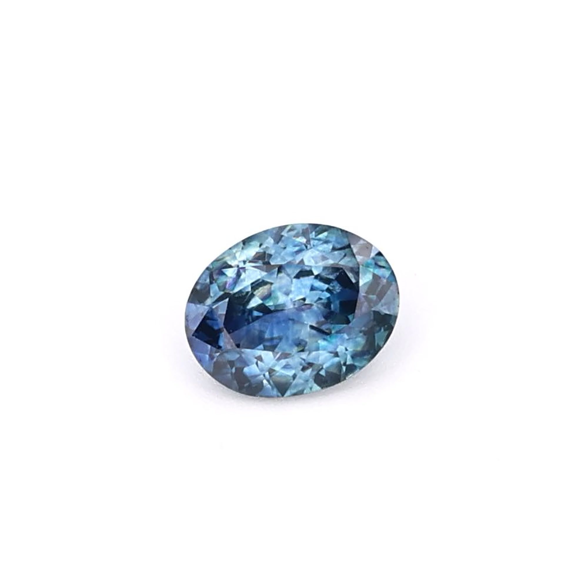 SAPPHIRE FACETED 0.84ct BLUE BLUE EC UNITEDSTATES HEATED