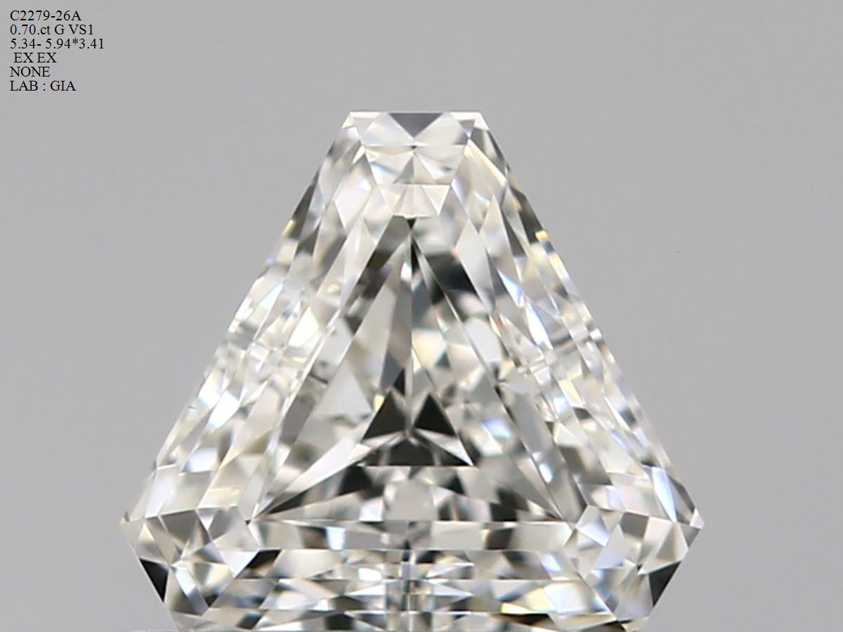 Prírodný diamant triangel,...