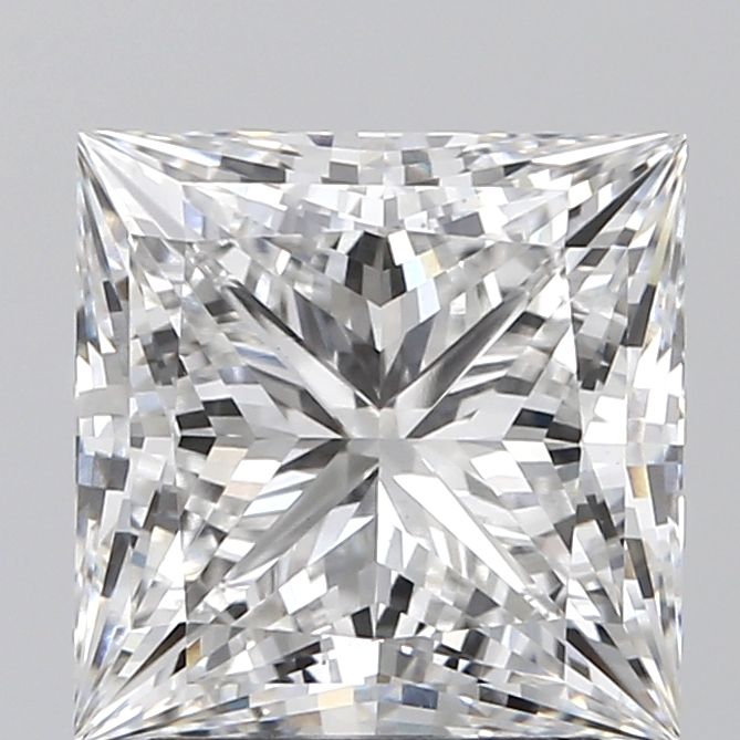 Diamant Princesse 3.08 ct - Couleur E - Pureté VS1