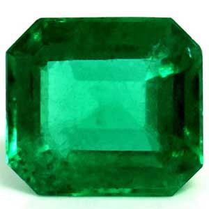 Szmaragd 1,74 ct, zielony, szlif szmaragdowy