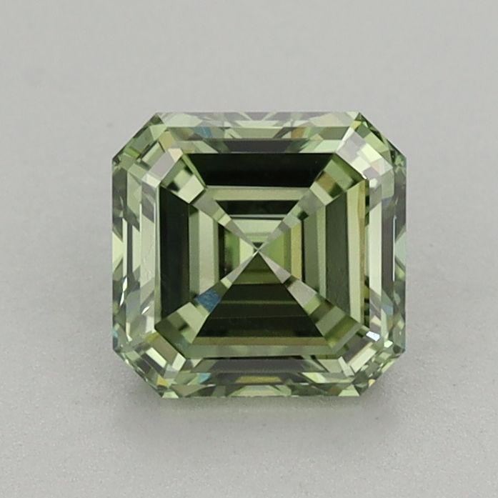 1.01 CT Fancy Vivid Green SQUARE EMERALD