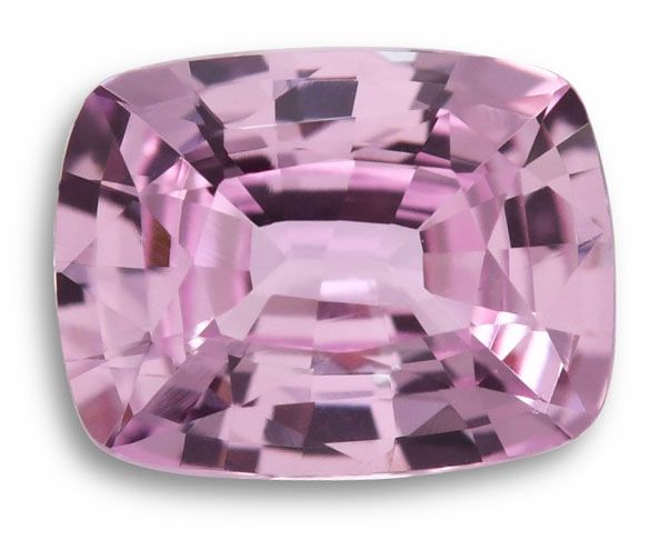 Szafir 1,71 ct, różowy, szlif cushion