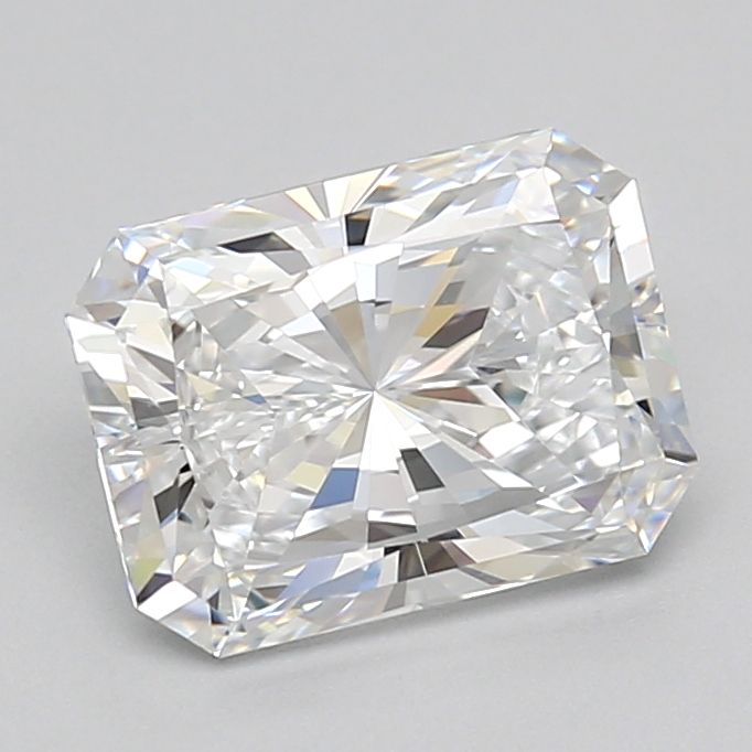 2.47 carat d VVS1 EX Cut IGI radiant diamond