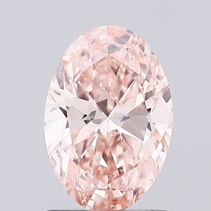 1.09 CT Fancy Intense Pink OVAL