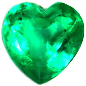 Szmaragd 2,07 ct, zielony, szlif serce