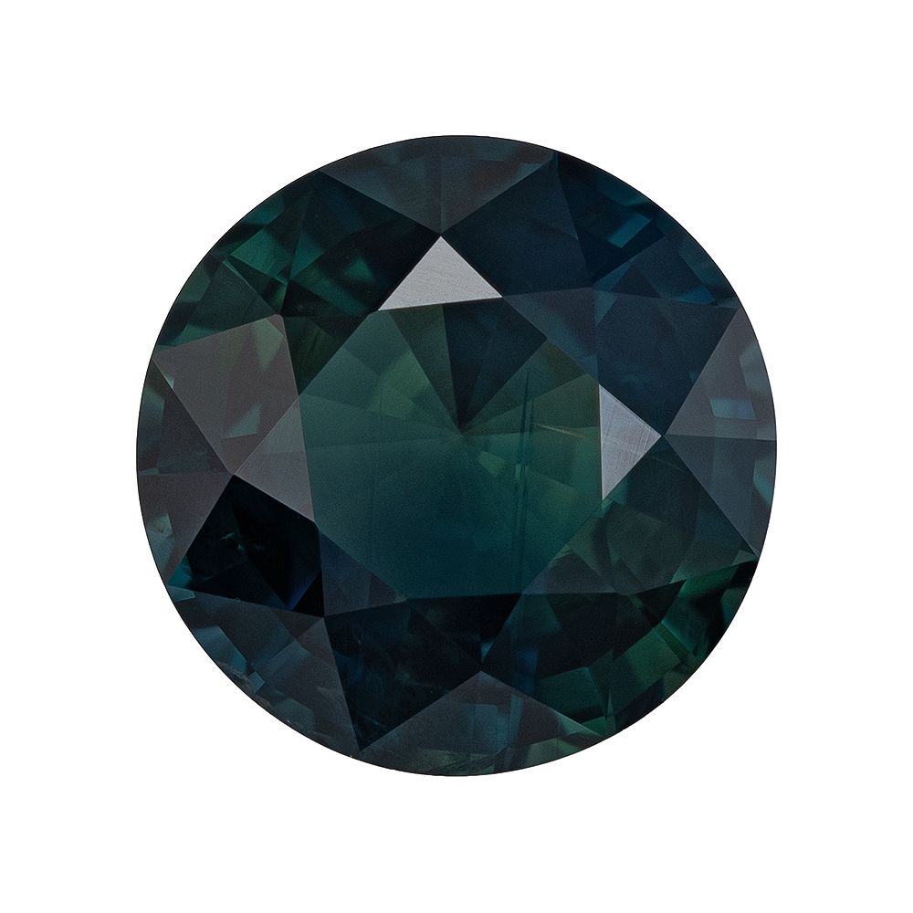 SAPPHIRE FACETED 3.57ct TEAL SI MADAGASCAR HEATED