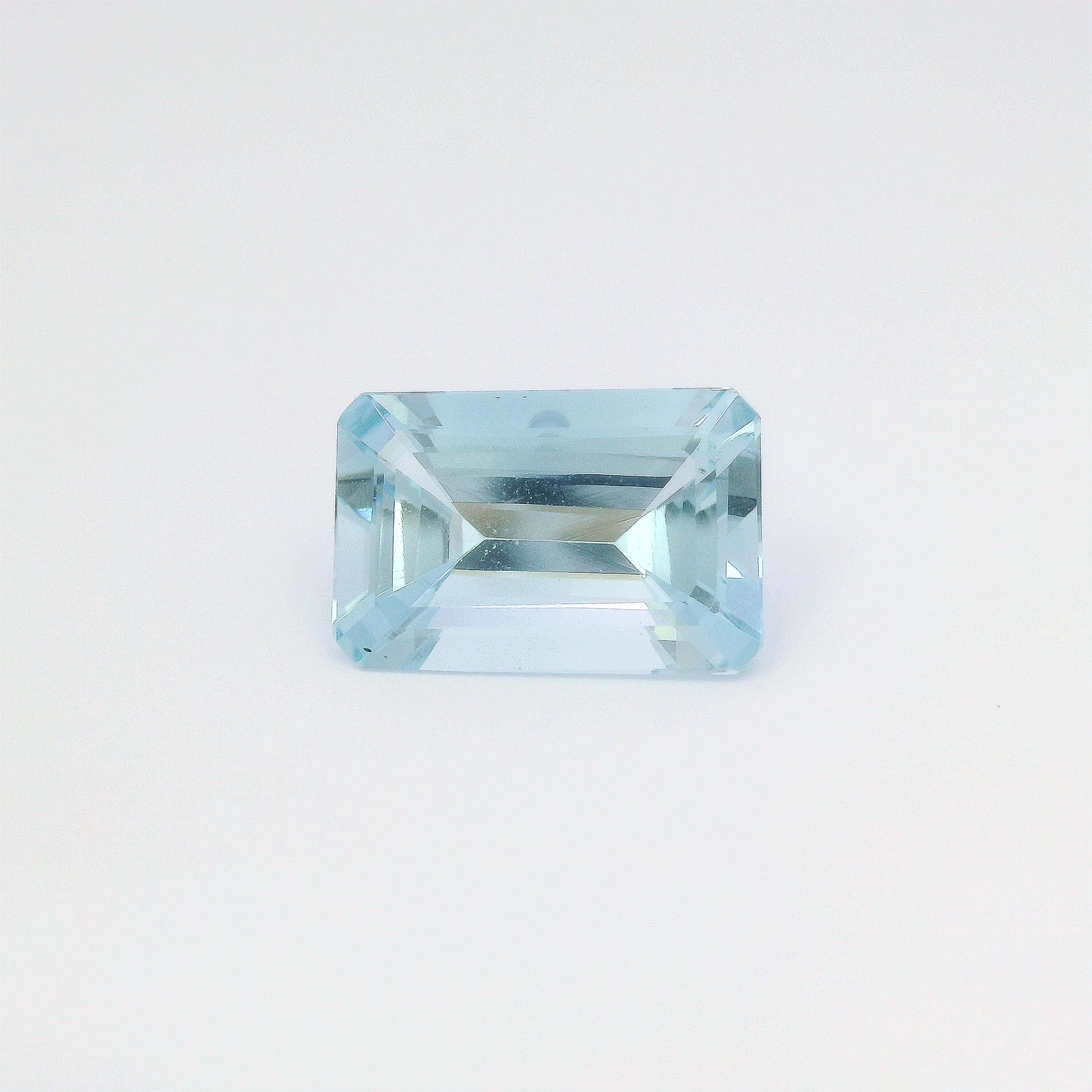 6.79 ct Octagonal aquamarine