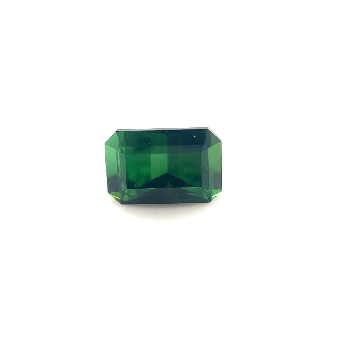 Turmalin 1,78 ct, zielony, szlif szmaragdowy