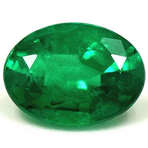 Szmaragd 1,65 ct, zielony, szlif owalny