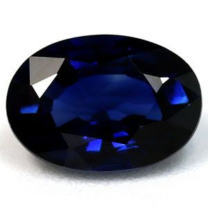 Szafir 1,14 ct, niebieski, szlif owalny