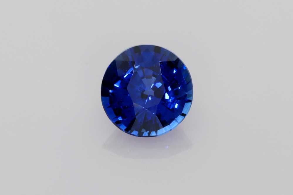 SAPPHIRE FACETED 1.58ct BLUE Vivid BLUE SI SRILANKA HEATED