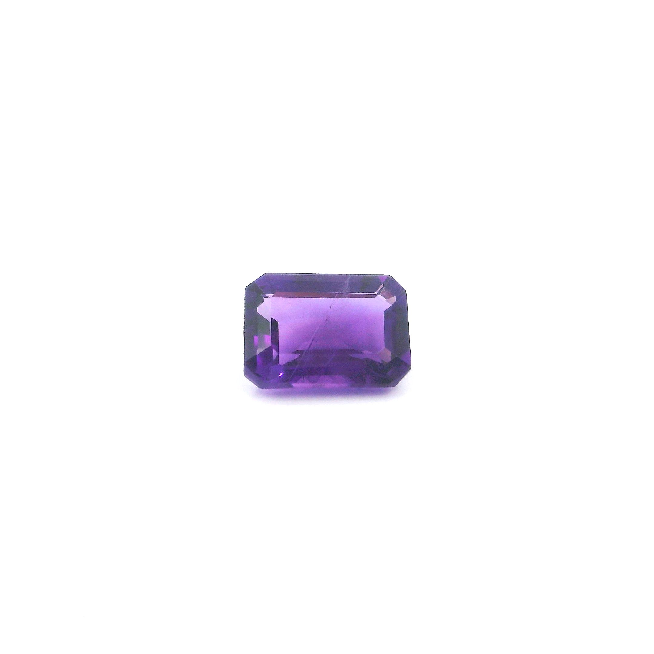 Ametyst 1,34 ct, purpurowy, szlif ośmiokątny