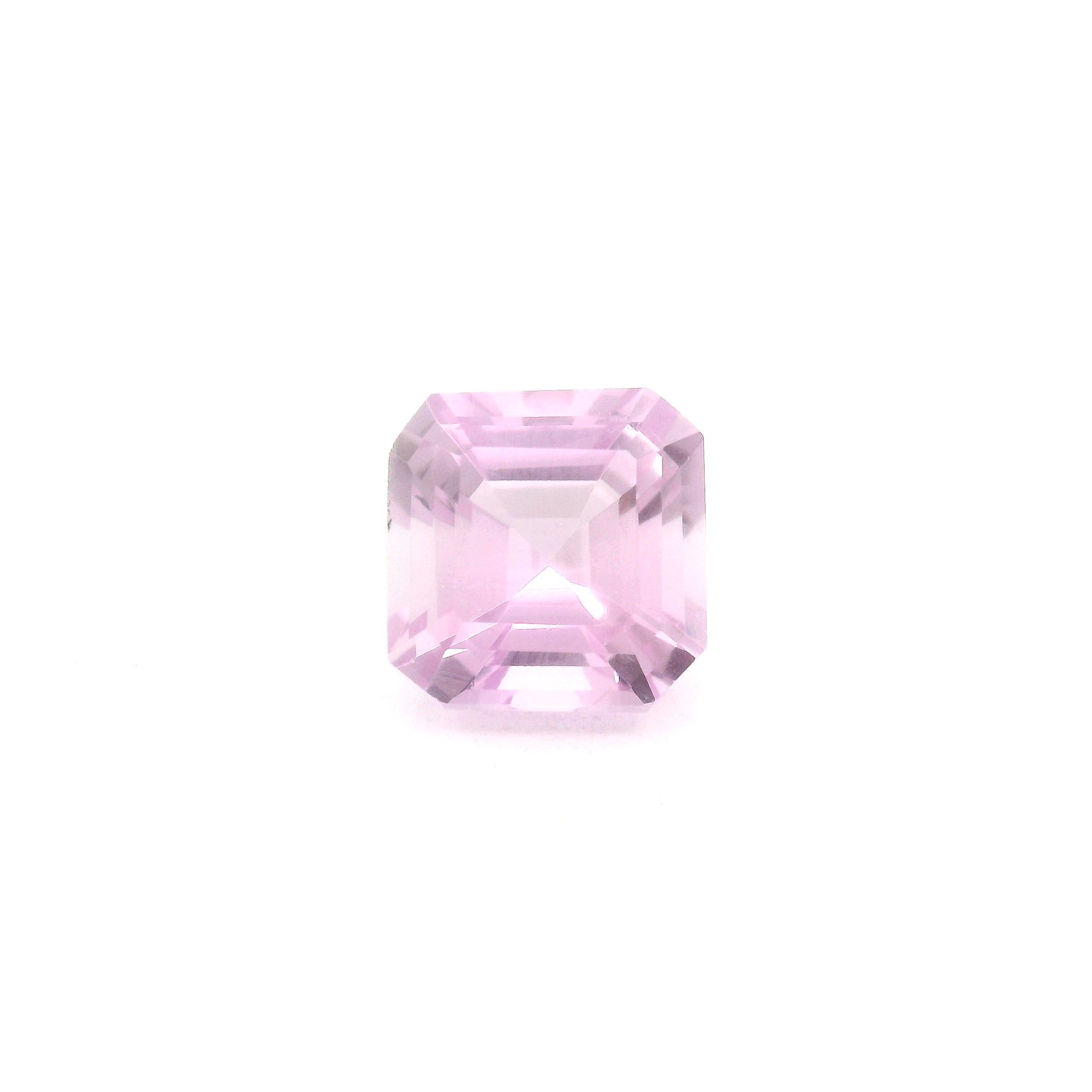 Kunzyt 4,23 ct, różowy, szlif ośmiokątny