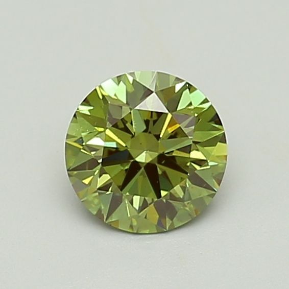 1.07 CT Fancy Vivid Green ROUND