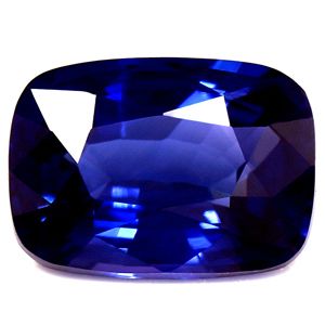 Szafir 2,23 ct, niebieski, szlif cushion