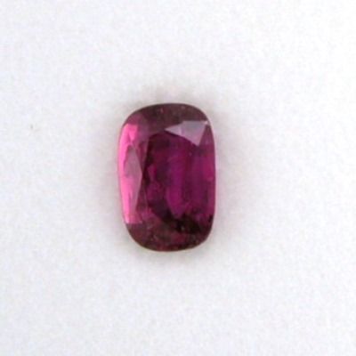 0.71 Carat Red Cushion Ruby