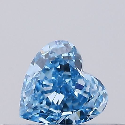 0.16 CT Fancy Vivid Green HEART