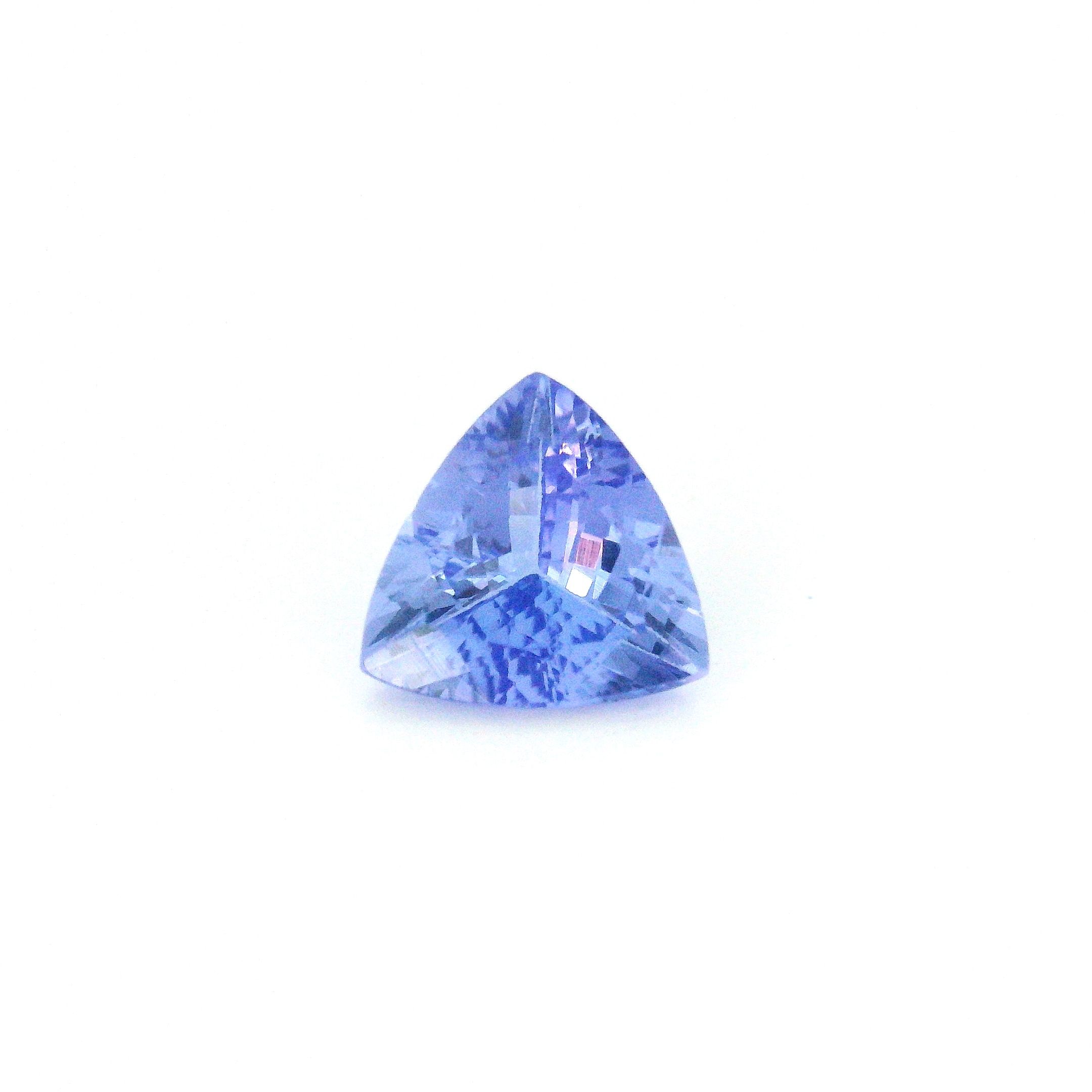 Tanzanit 1,55 ct, niebieski, szlif trójkątny