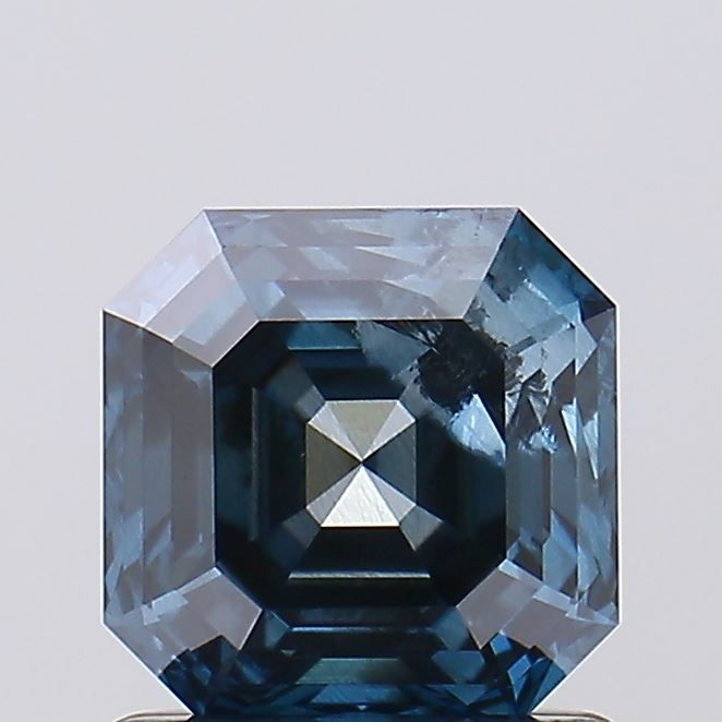 1.04 CT Fancy Deep Blue ASSCHER