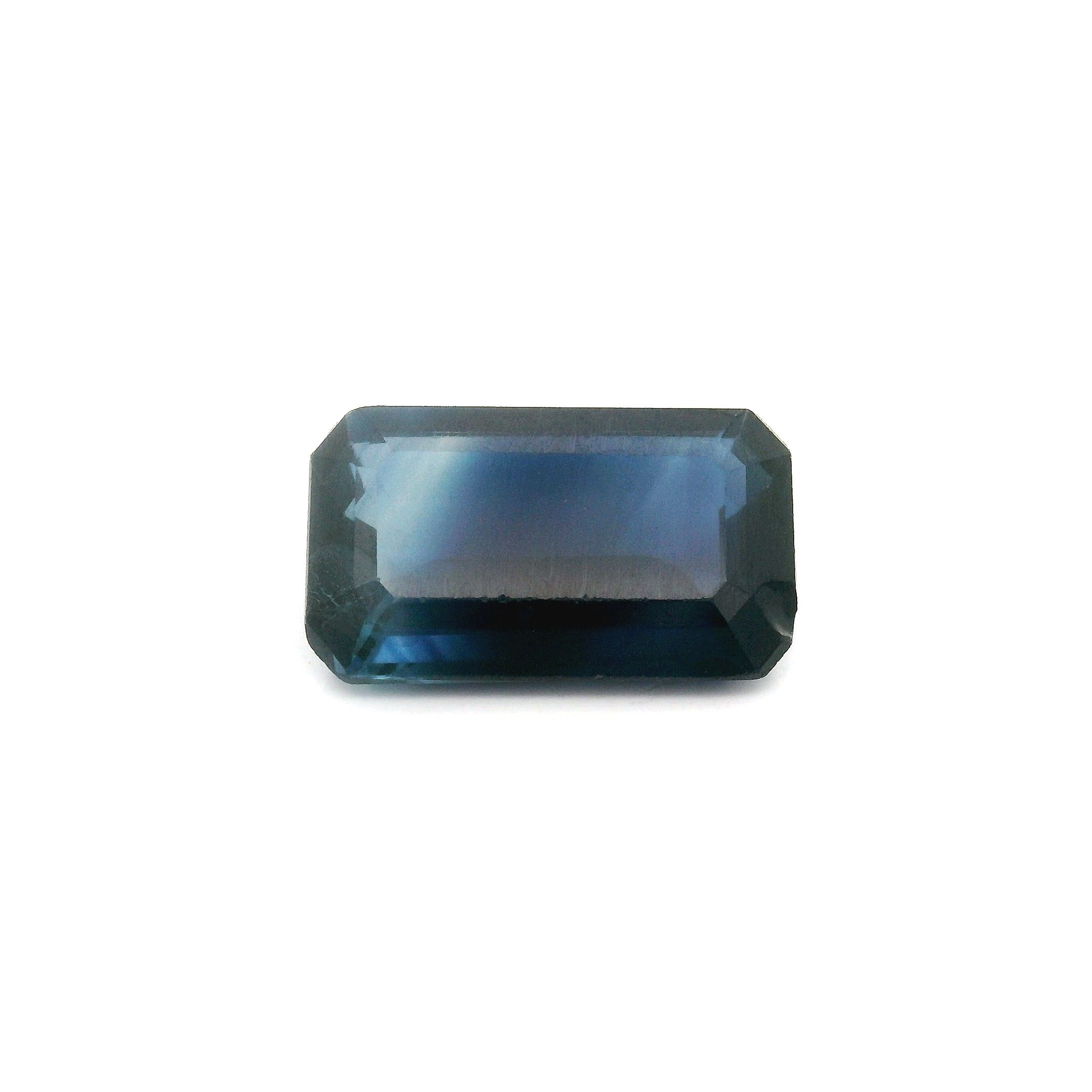 Szafir 3,34 ct, niebieski, szlif ośmiokątny