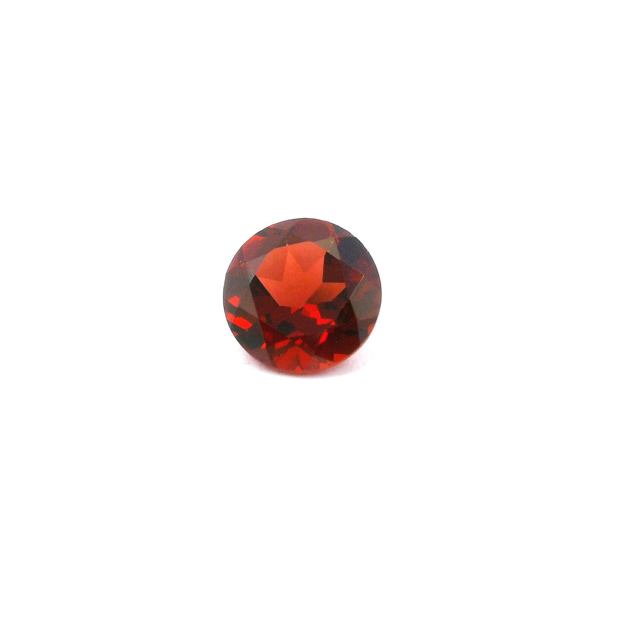 Granat 1,51 ct, czerwony, szlif okrągły