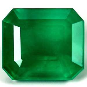 Szmaragd 1,77 ct, zielony, szlif szmaragdowy