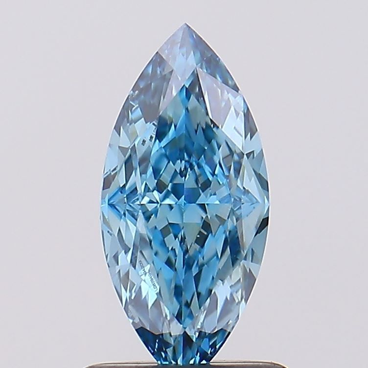 1.03 CT Fancy Vivid Blue MARQUISE