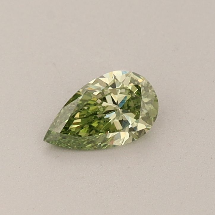 0.25 CT Fancy Vivid Green PEAR