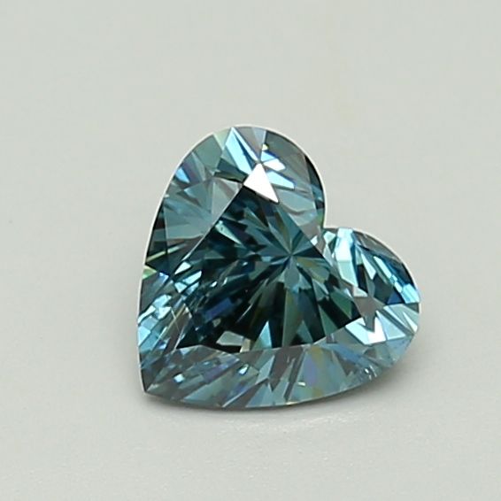 1.02 CT Fancy Vivid Blue HEART