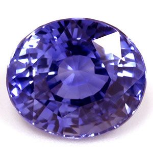 Szafir 1,92 ct, niebieski, szlif owalny