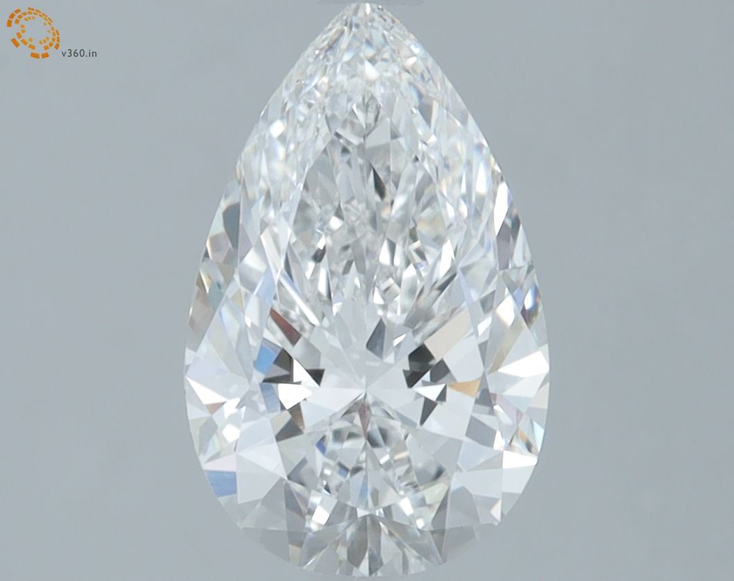 1.68 Carat F VVS2 Pear Lab Diamond