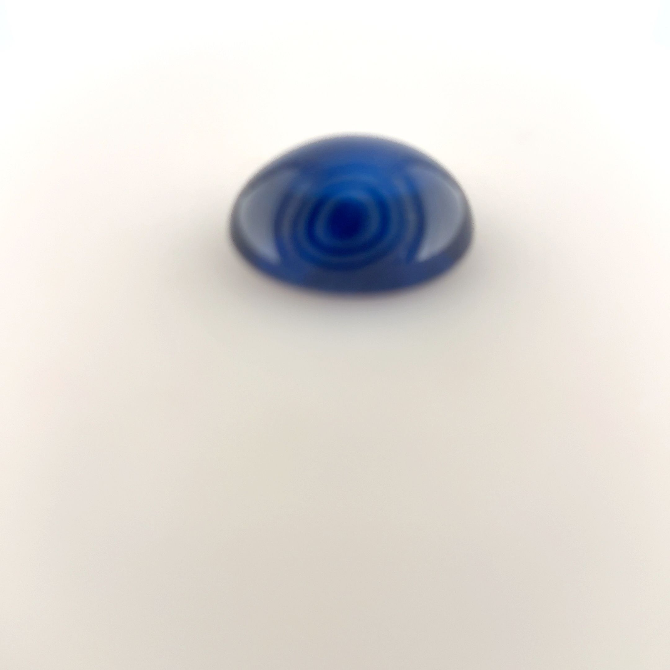 Szafir 2,74 ct, niebieski, kaboszon