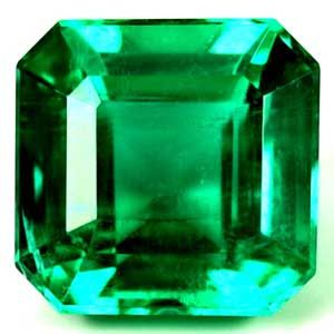 Szmaragd 1,45 ct, zielony, szlif szmaragdowy