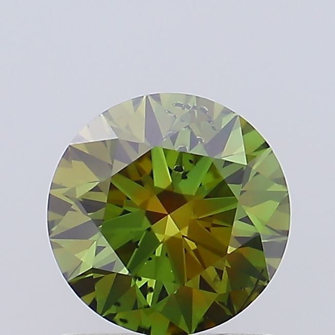 0.91 CT Fancy Deep Green ROUND