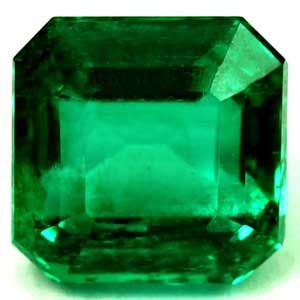 Szmaragd 1,32 ct, zielony, szlif szmaragdowy