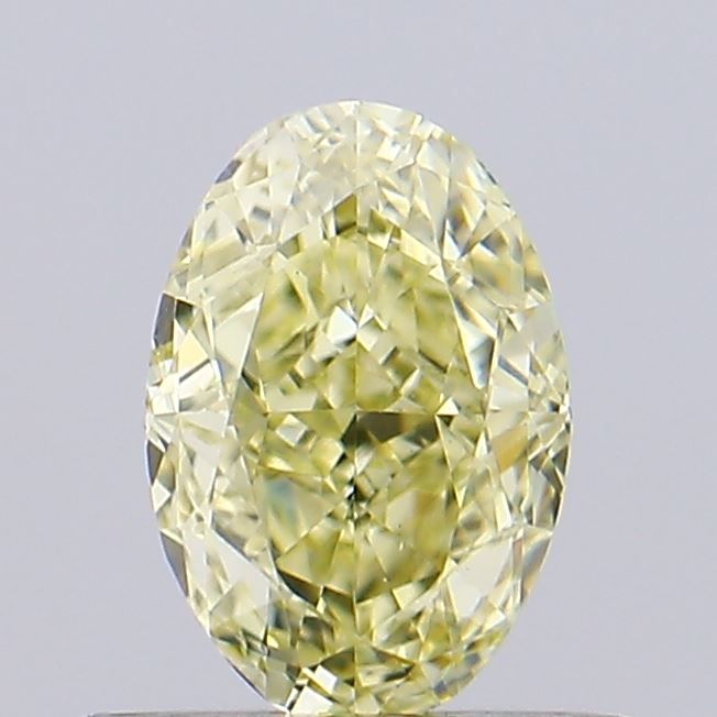 0.61 CT Fancy Yellow OVAL