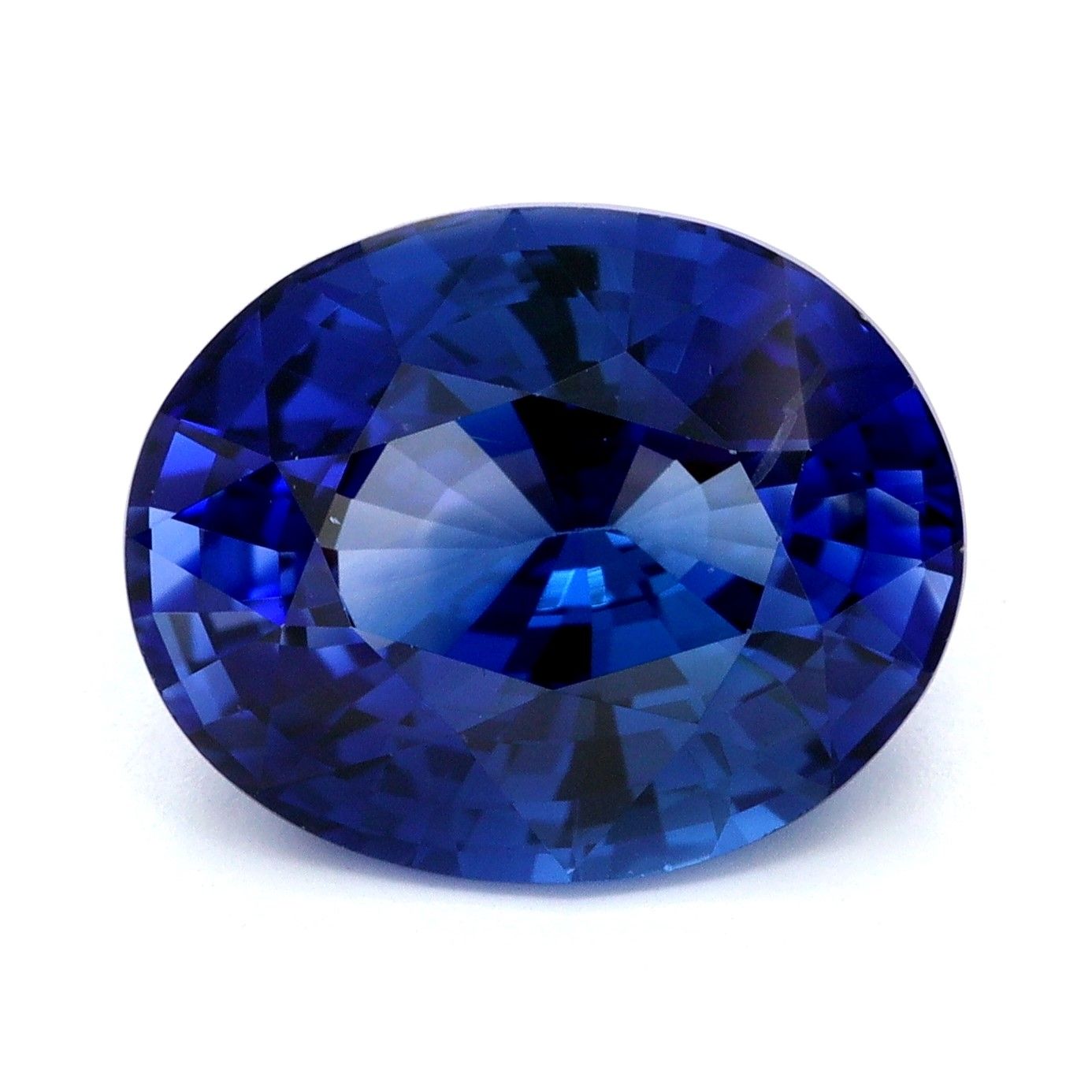 SAPPHIRE FACETED 4.11ct BLUE SI SRILANKA HEATED